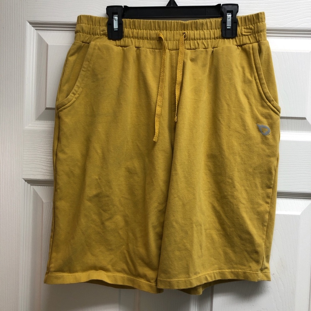 Baleaf Men's Mustard Athletic Drawstring Shorts